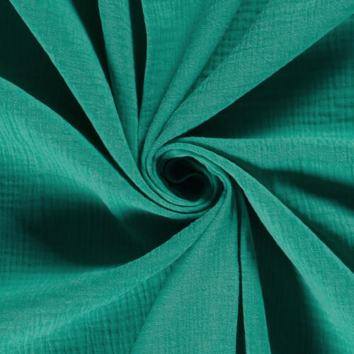 Musselin türkis