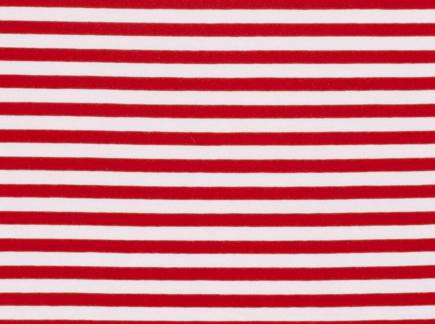Jersey Streifen rot