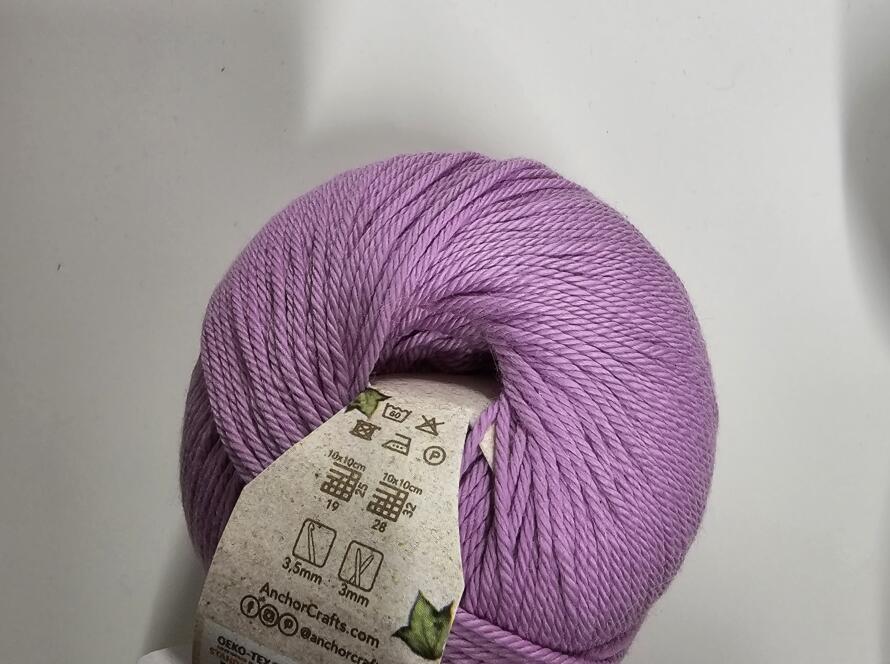 Anchor Organic Cotton orchidee