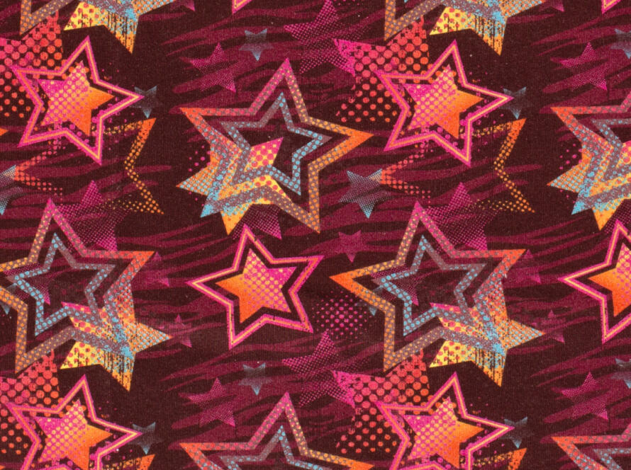 Sweat Sterne weinrot