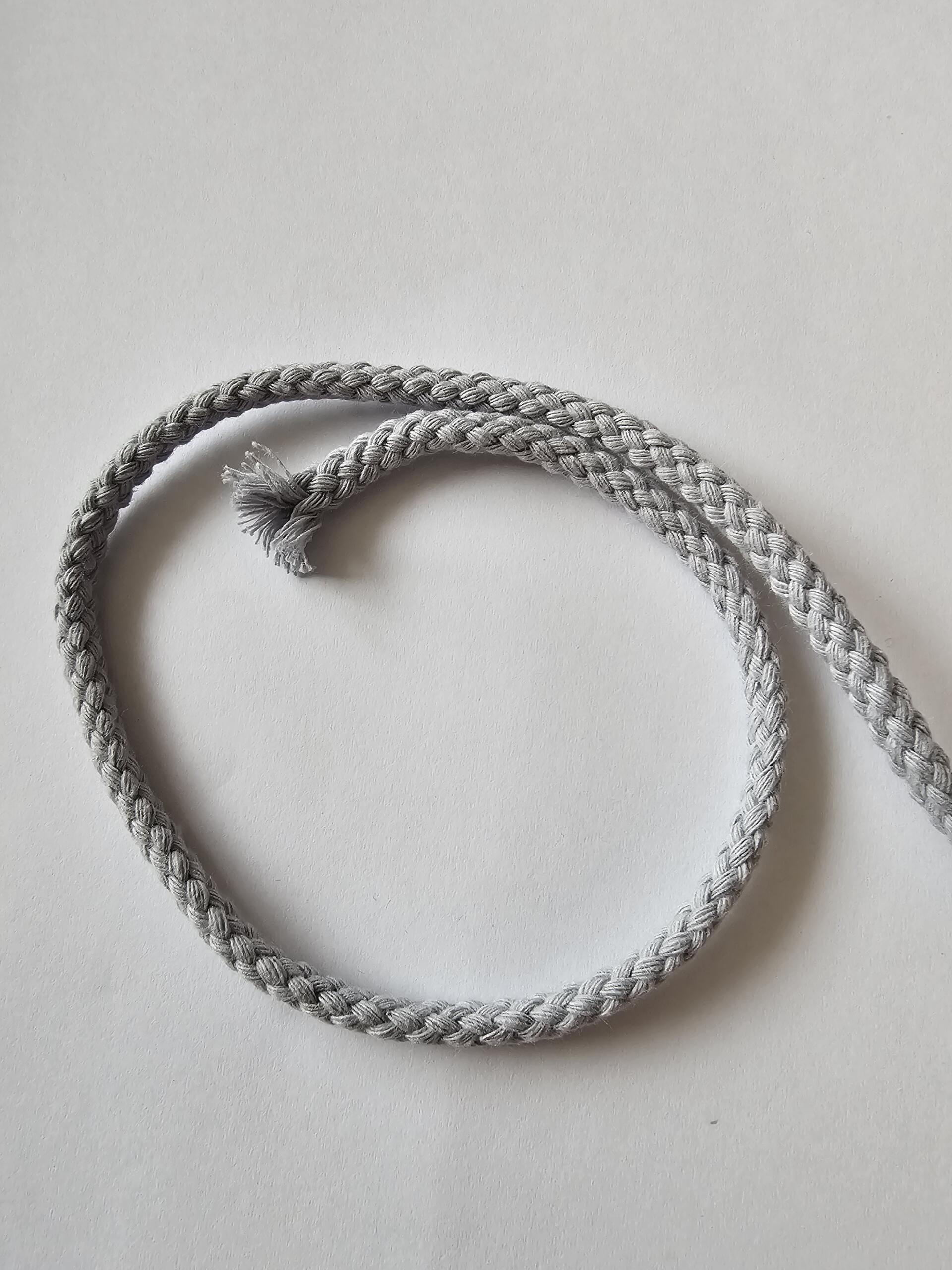 Rundkordel 6mm silber