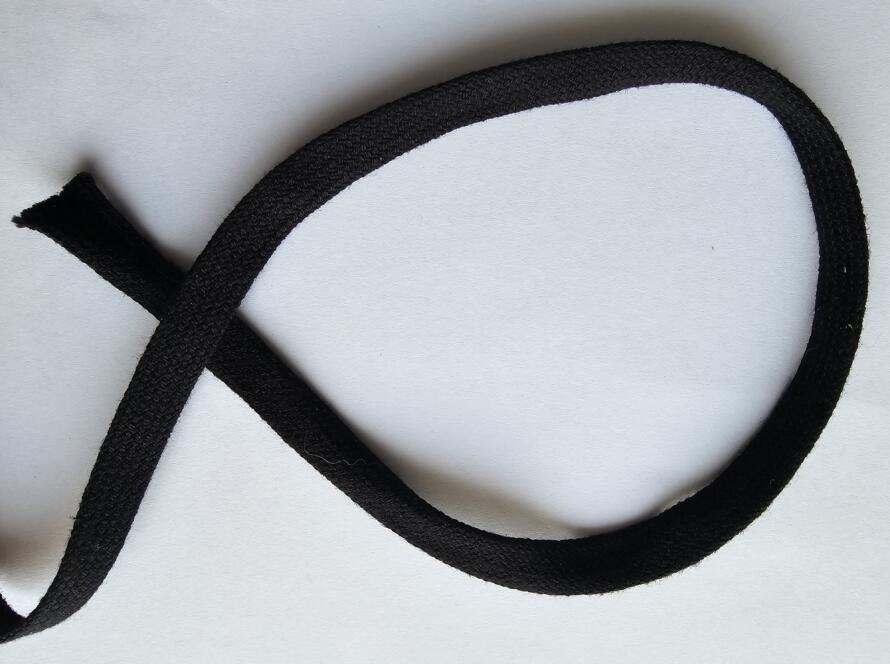 Flachkordel 11mm schwarz