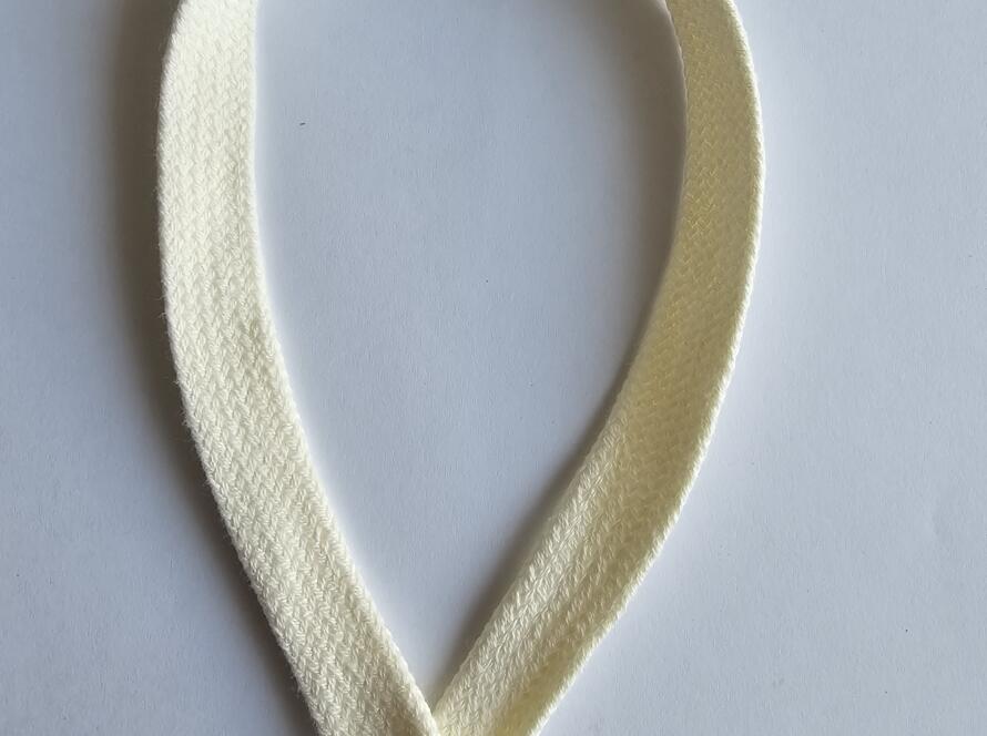 Flachkordel 17mm winterweiss