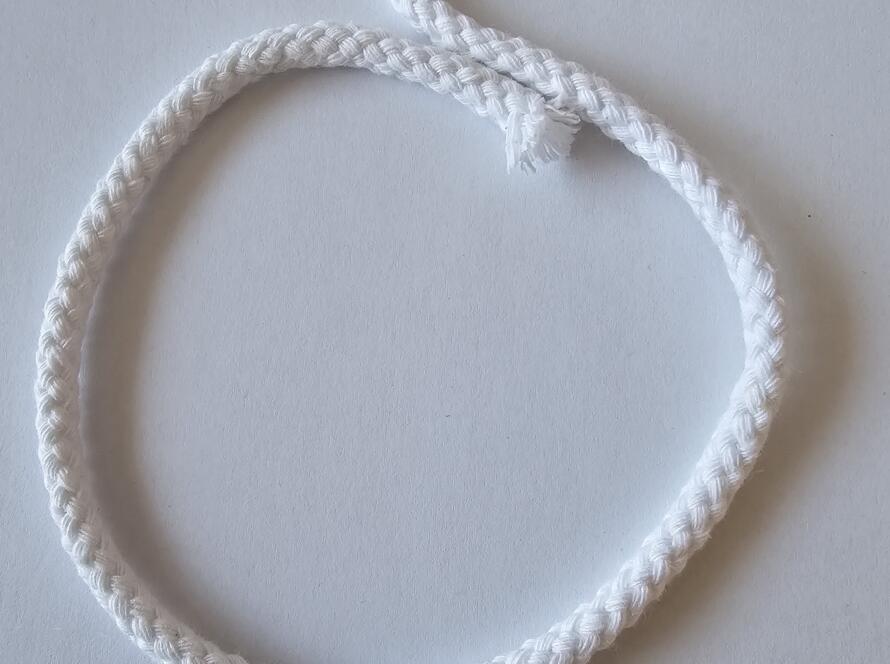 Rundkordel 6mm weiss