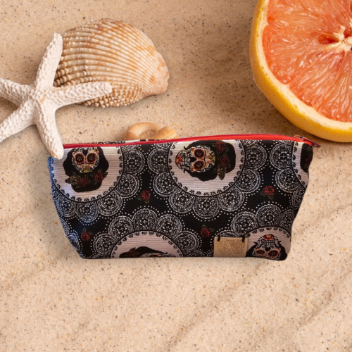 Schminktäschli Rockabilly Skulls