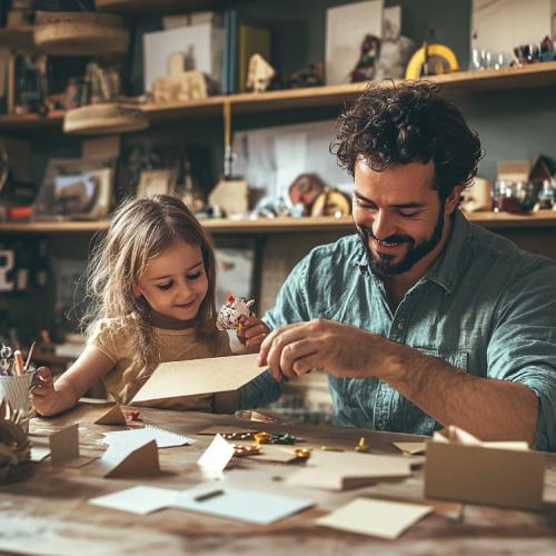 Papi & Kind Workshop – Muttertagskissen nähen<br>Samstag 9. Mai ab 13:30 bis ca. 16:00 Uhr<br>Geeignet für Kinder ab 6 Jahren