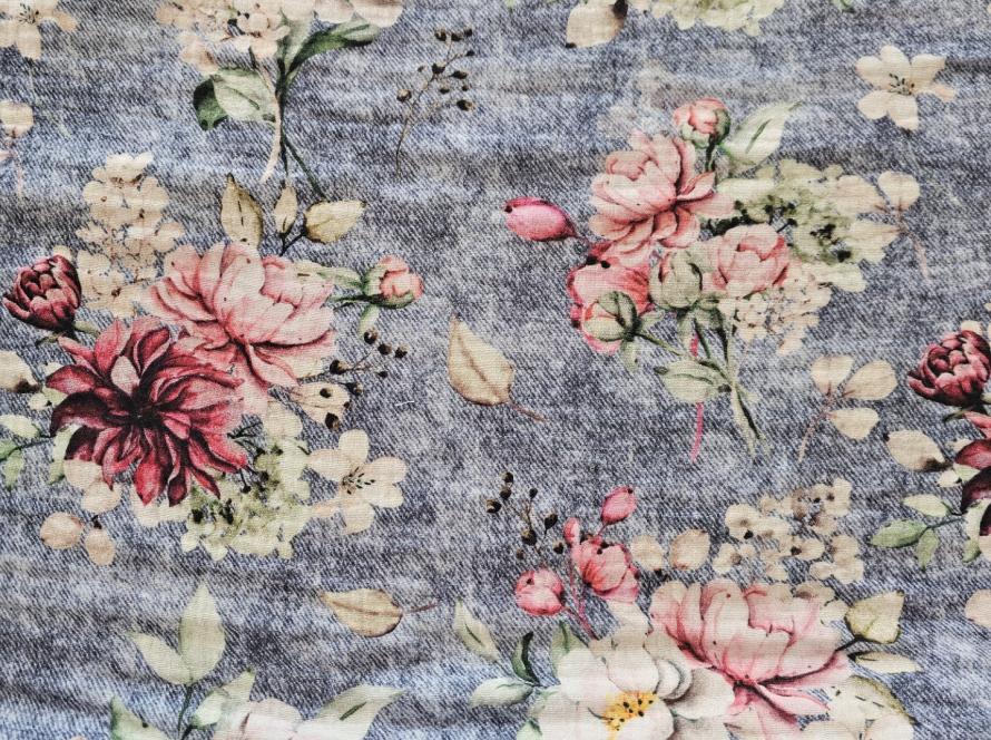 Jeans Peonies