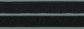 Klettverschluss zum annähen schwarz