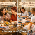 Jeden Dienstag = Nähglück im Stoffwerk ✂️🧵