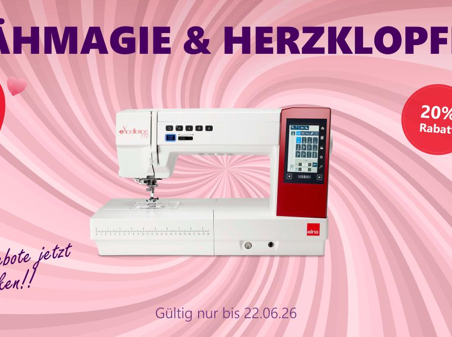 Nähmagie & Herzklopfen Stickmaschine